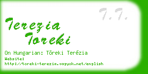 terezia toreki business card